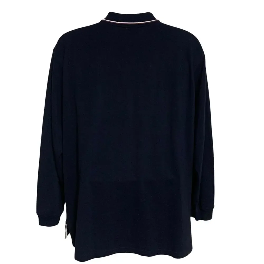 J.Crew Long Sleeve Classic Polo Shirt Mens Size L